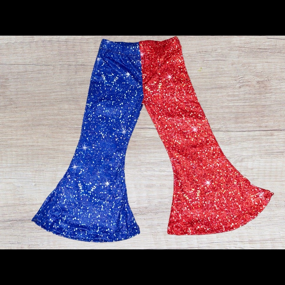 3/6M-10/12 Girls Patriotic Bell Bottoms